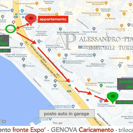 Cavour Luxury Sea View Leilighet Genova Eksteriør bilde